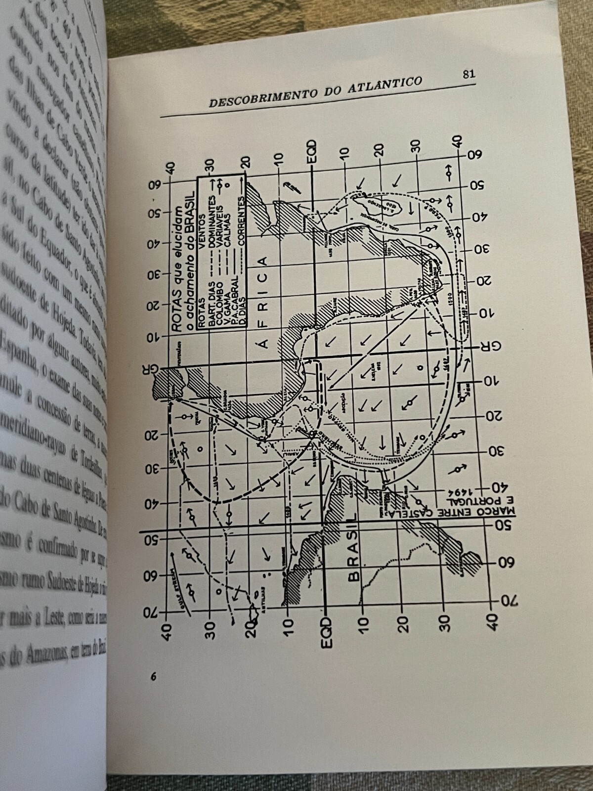 Descobrimento do Atlantico Por Costa Brochado 1958 (Portuguese) 144pages