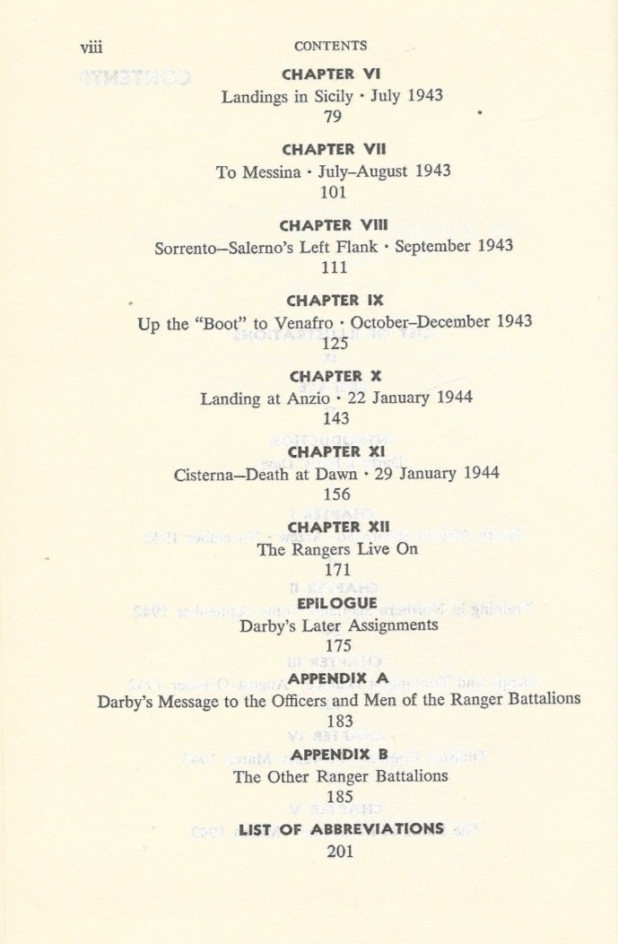 DARBY’S RANGERS: WE LED THE WAY by Colonel William Darby (1980 HC/DJ)
