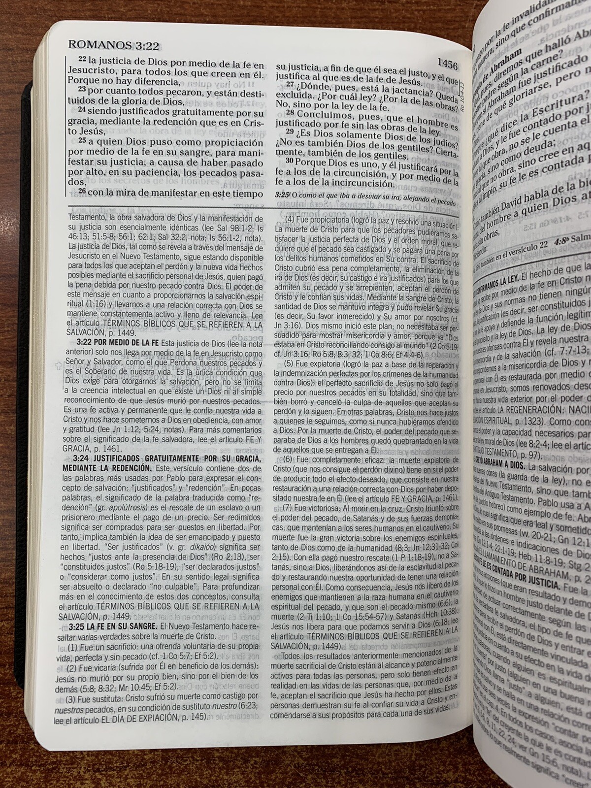 BIBLIA DE ESTUDIO DE LA VIDA PLENA PARA JÓVENES REINA VALERA 1960 NEGRO PIEL IMI