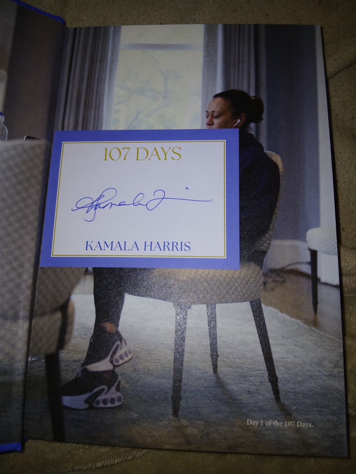 Kamala Harris SIGNED AUTOGRAPH 107 Days BOOK 1st Edition Vice President IN HAND