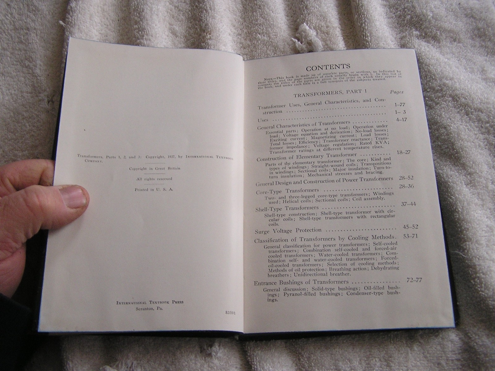 ICS Staff: Transformers Int. Textbook Co 1937