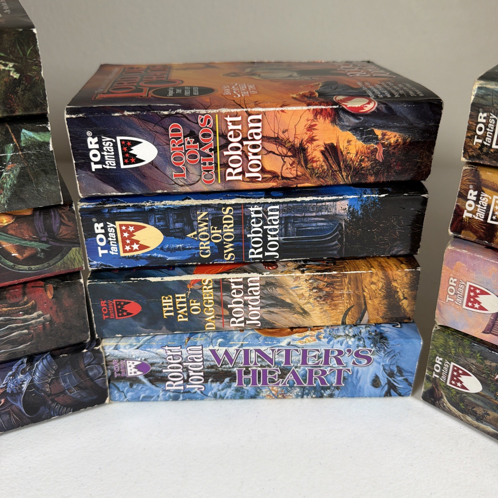 Robert Jordan Wheel of Time Fantasy Series Paperbacks 1-13 Lot