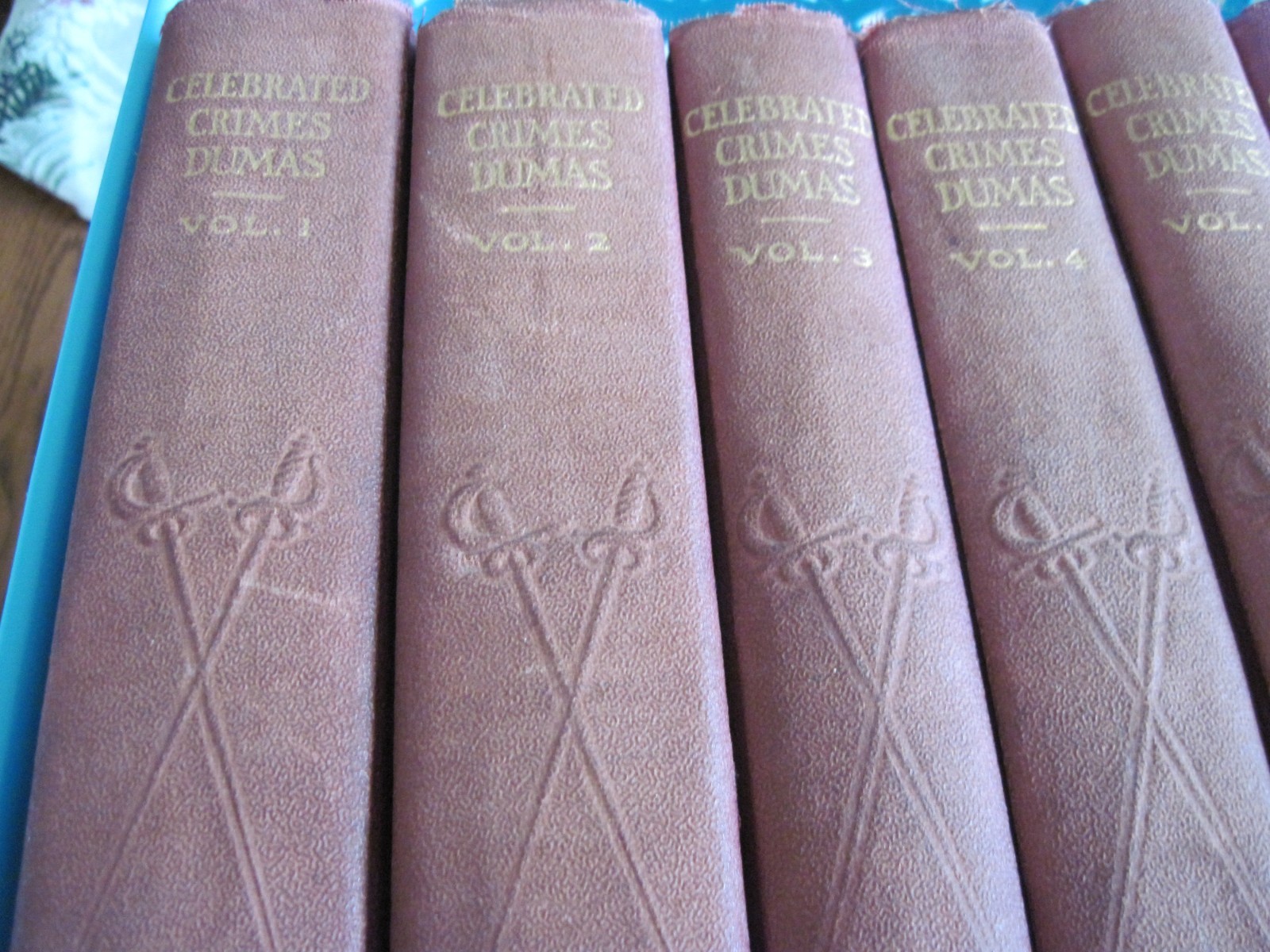 Celebrated Crimes Alexandre Dumas Set of 7 Hardcover Books