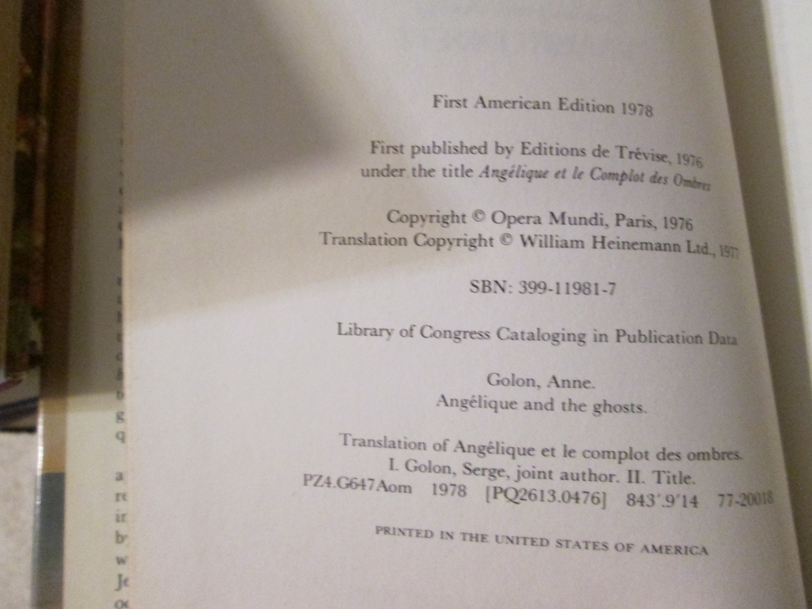 Angelique By Sergeanne Golon Vintage Romance Series *RARE* Of 9 HC, COMPLETE SET