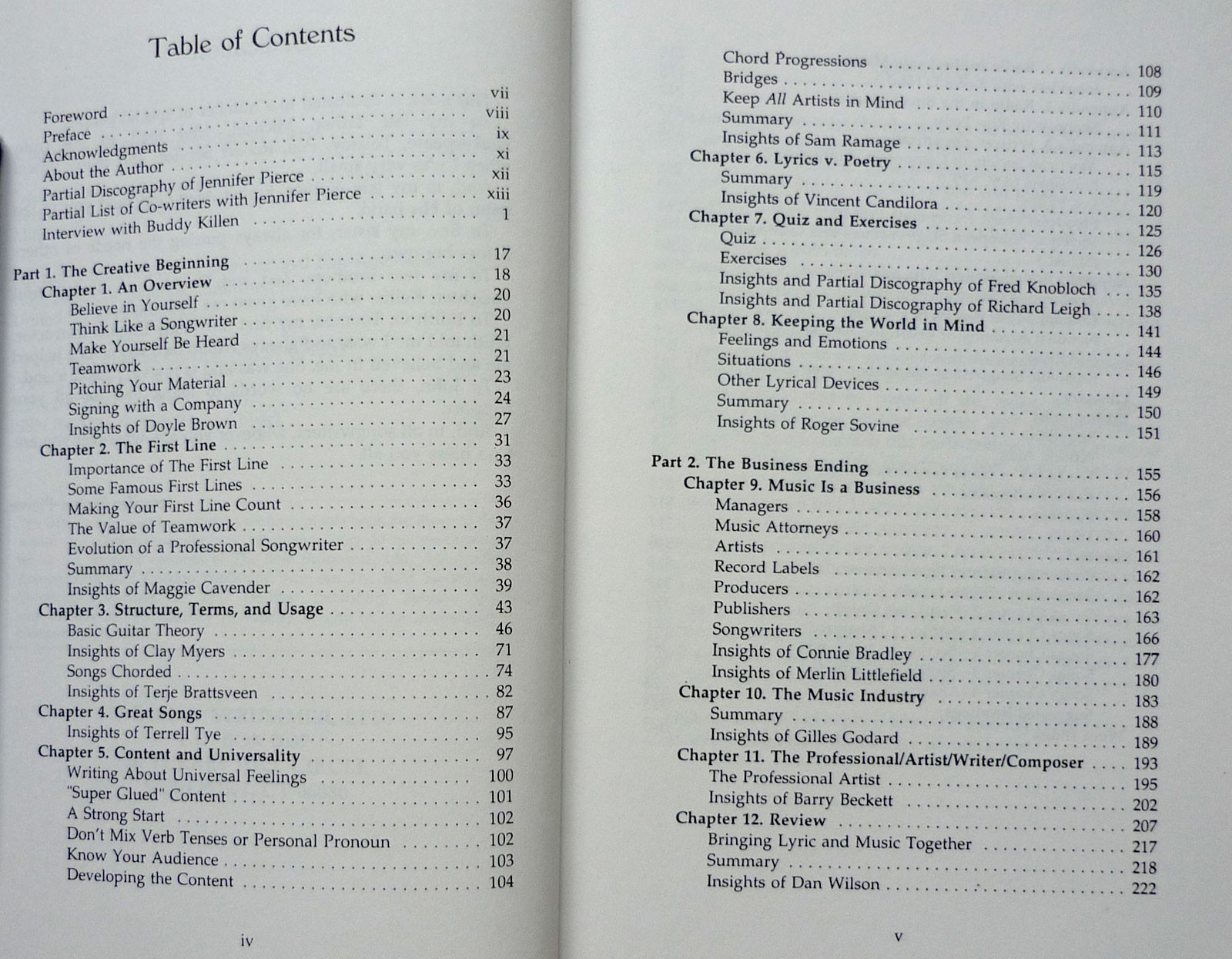 „The Bottom Line Is Money“ Pierce’s 342-Page Songwriting & Music Industry Guide