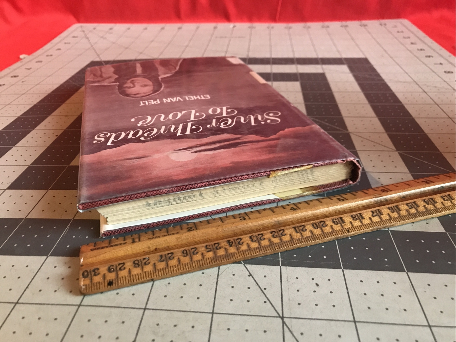 Vintage 1976 Silver Threads To Love by Ethel Van Pelt Hardcover Book
