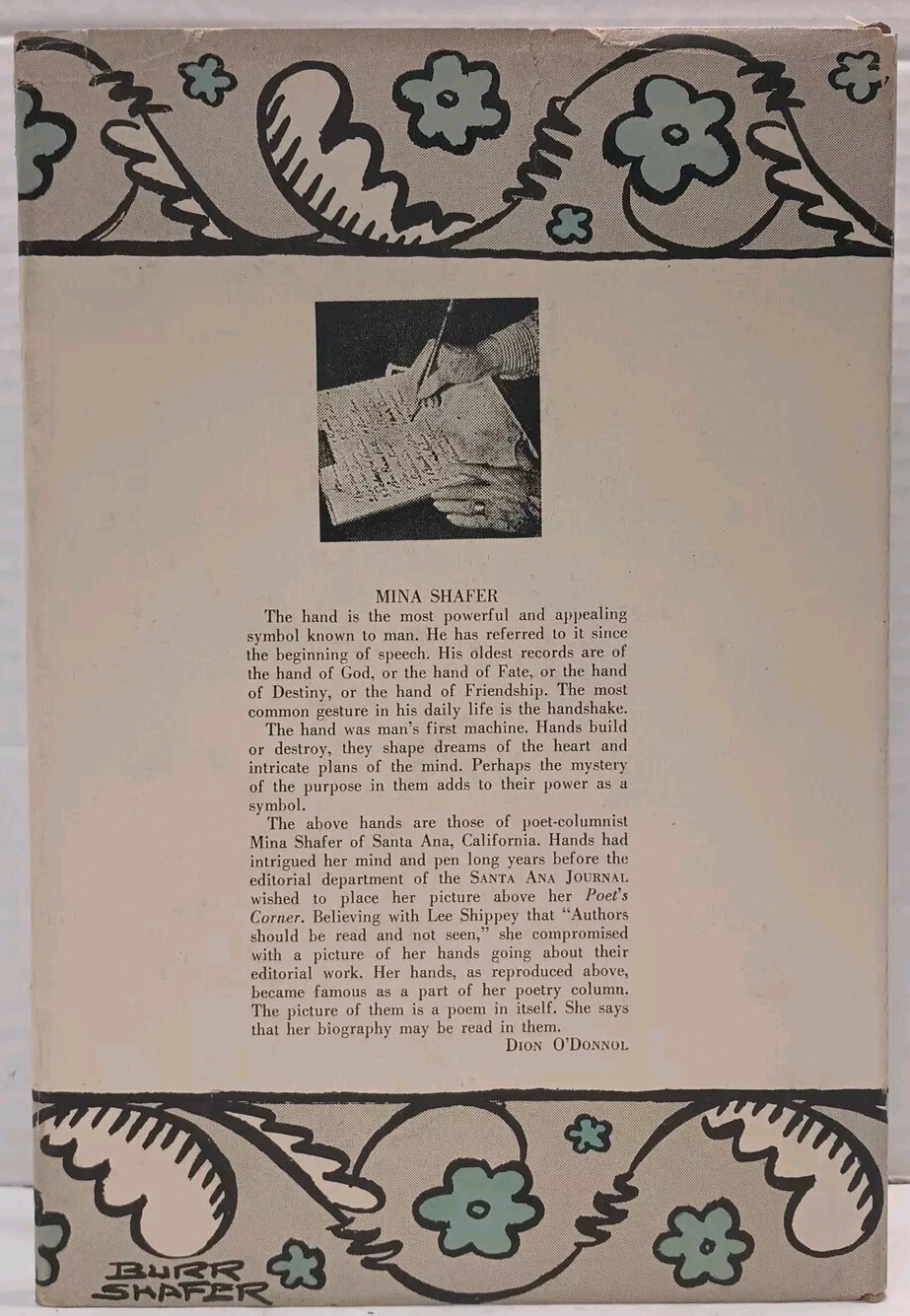 THROUGH THREE SCORE YEARS by Mina Shafer (1947, HC/DJ) * FREE SHIPPING *