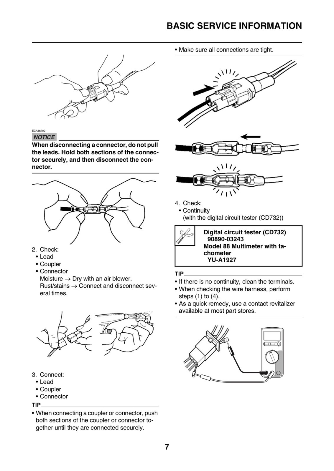 YAMAHA YZF-R6 Motorcycle Service Manual 2017 – METAL SPIRAL BOUND – TOUGH COVERS