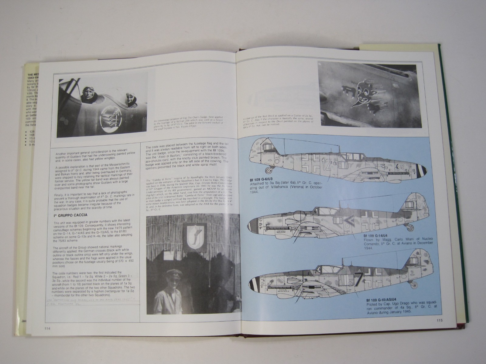 The Messerschmitt 109 in Italian Service 1943-1945 By Ferdinando D’amico HC 1985