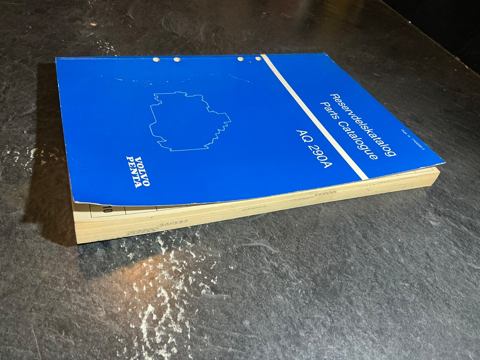 Volvo Penta AQ290A Parts Catalogue GM 5.7L 350 cu. in. V8