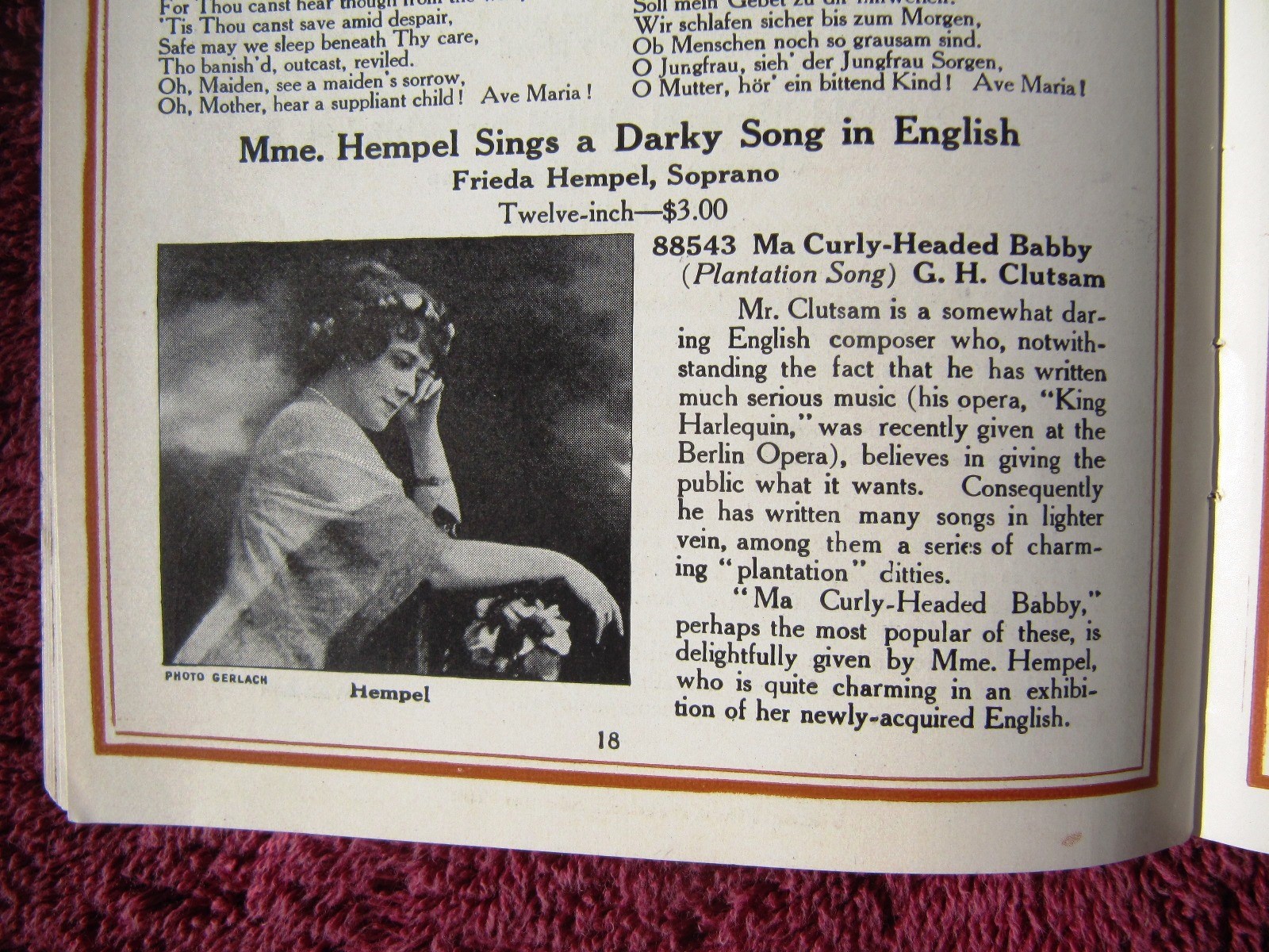 New VICTOR RECORDS Nov 1915 Supplement Ralph Bingham RASTUS Victrola CATALOG