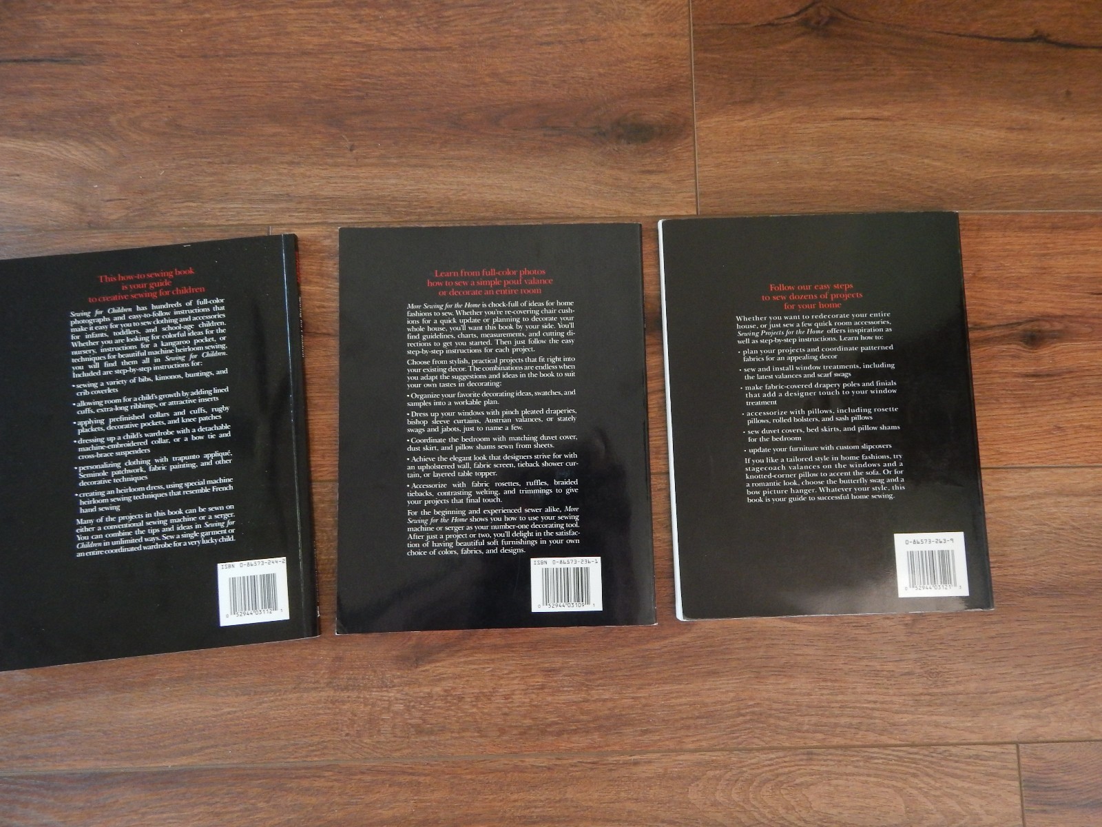 (3) Softcover Singer Sewing Reference Library For The Home & Children GREAT!!