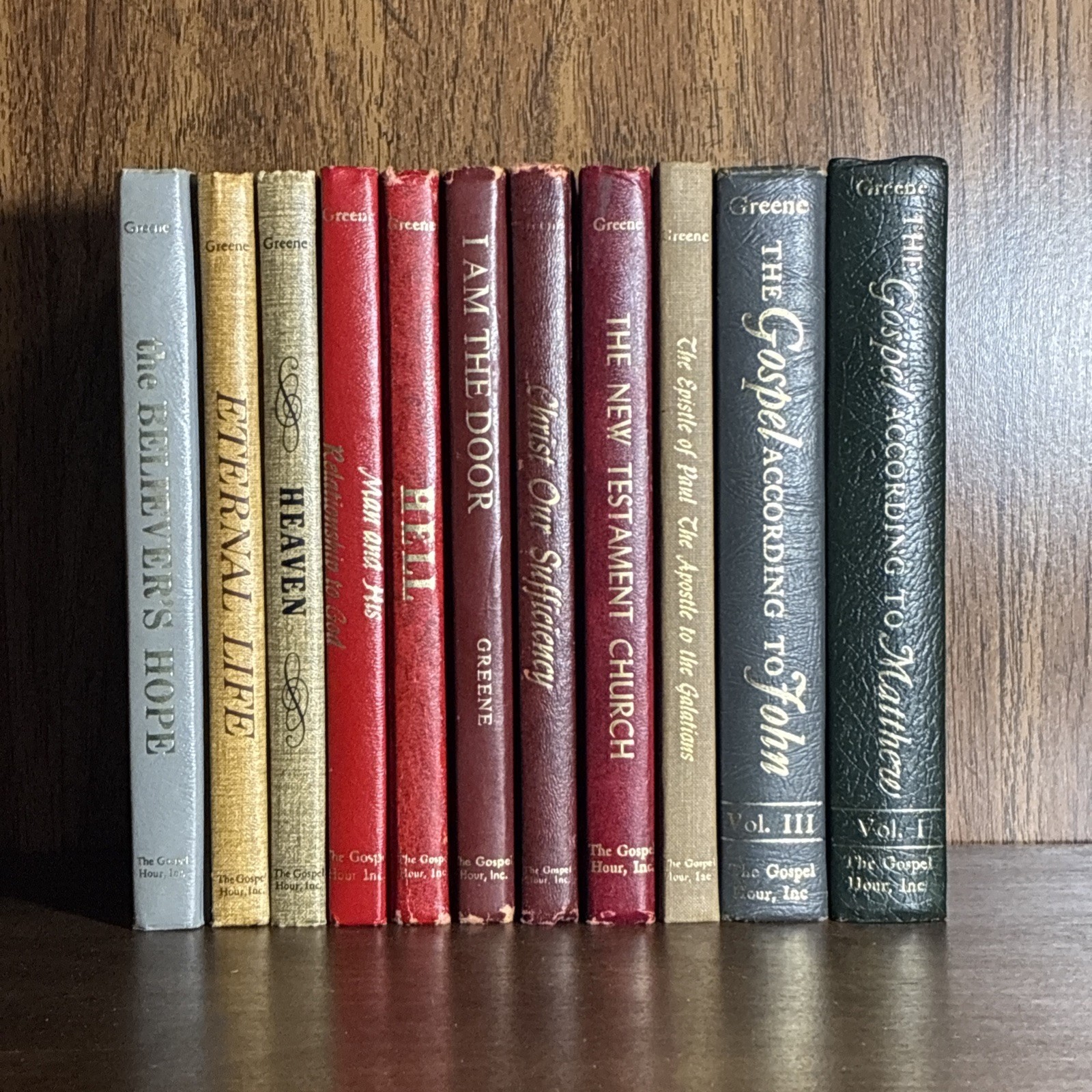 Oliver B. Greene The Gospel Hour Inc. Book Lot 11 VTG Books Christian Devotional