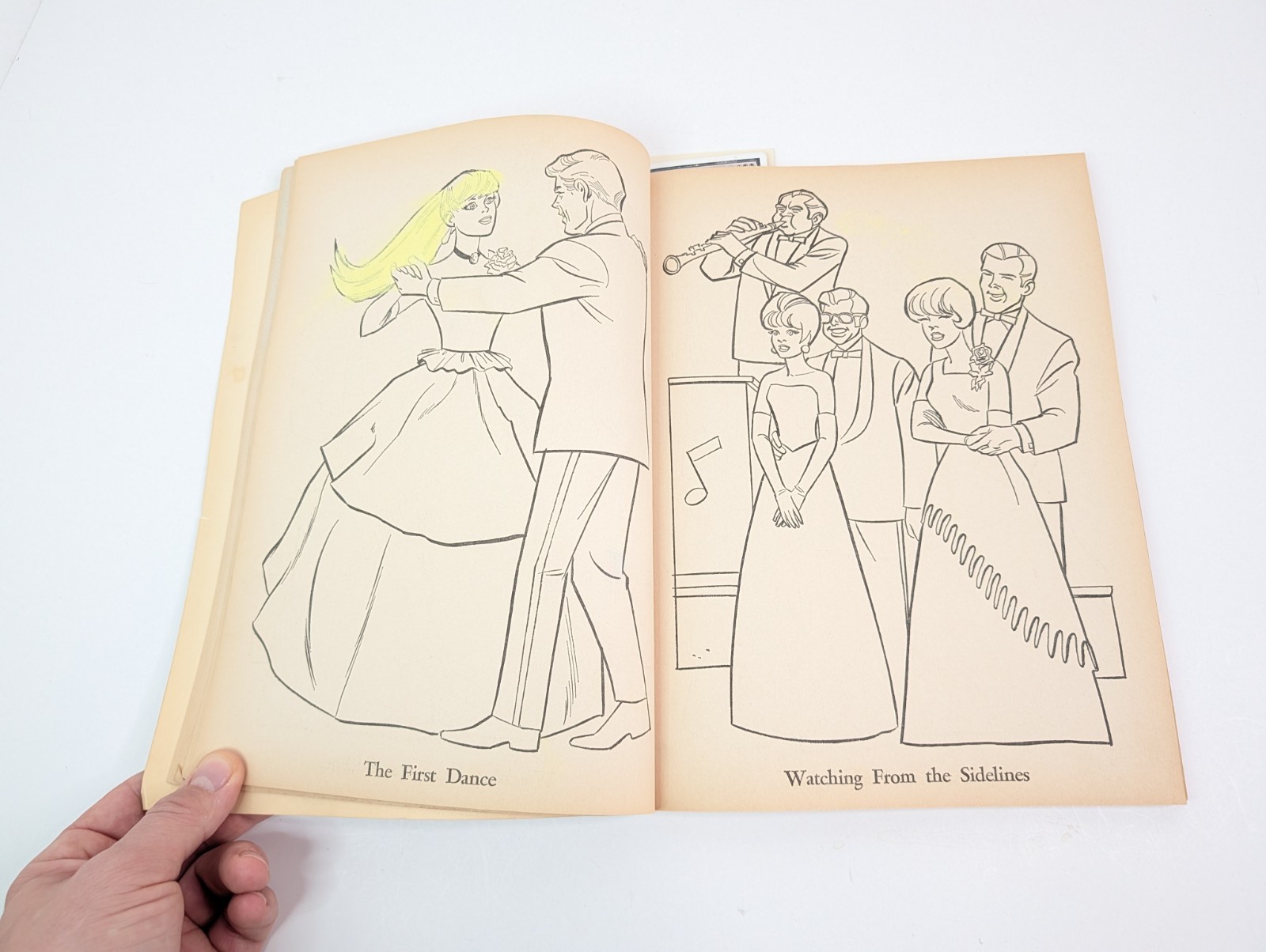 1969 Barbie Coloring Book Teen Queen Contest Whitman Publishing USA Vintage