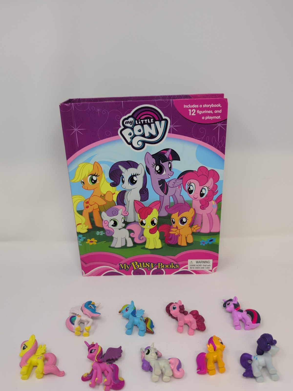 My Little Pony-My Busy Books-2016 G4 Includes 14 Figures,Book-Read Description