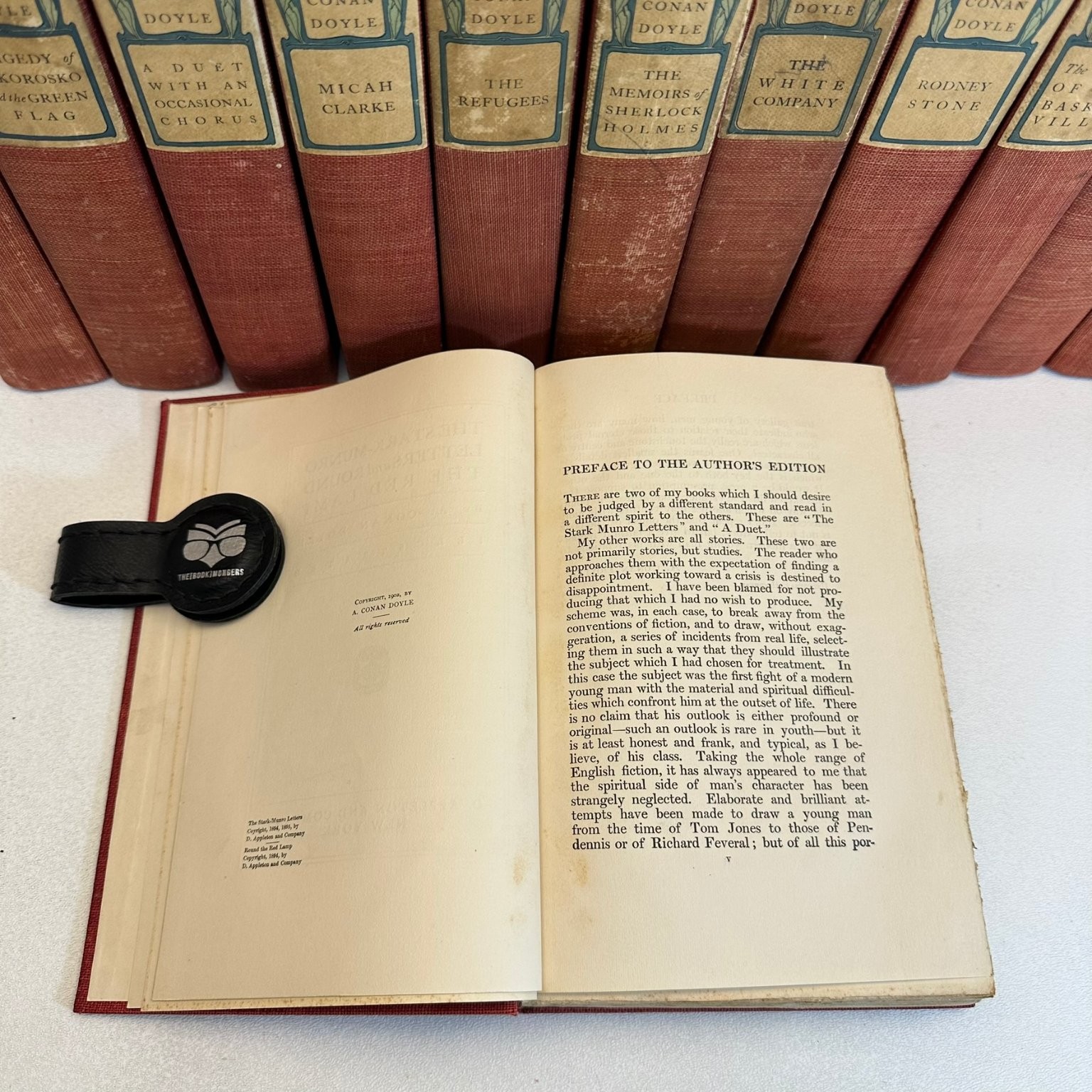 Works of Conan Doyle Author’s Edition 12 Vol. D. Appleton & Co. Mystery Fiction