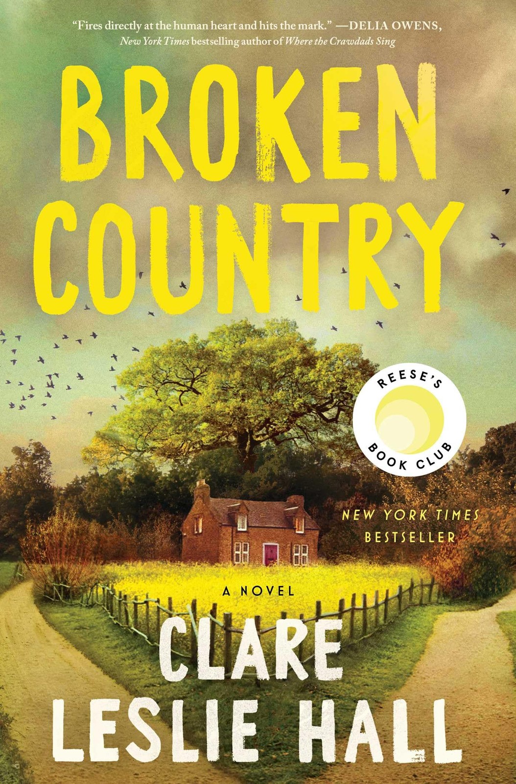 Broken Country (Reese’s Book Club) Hall, Clare Leslie hardcover Acceptable