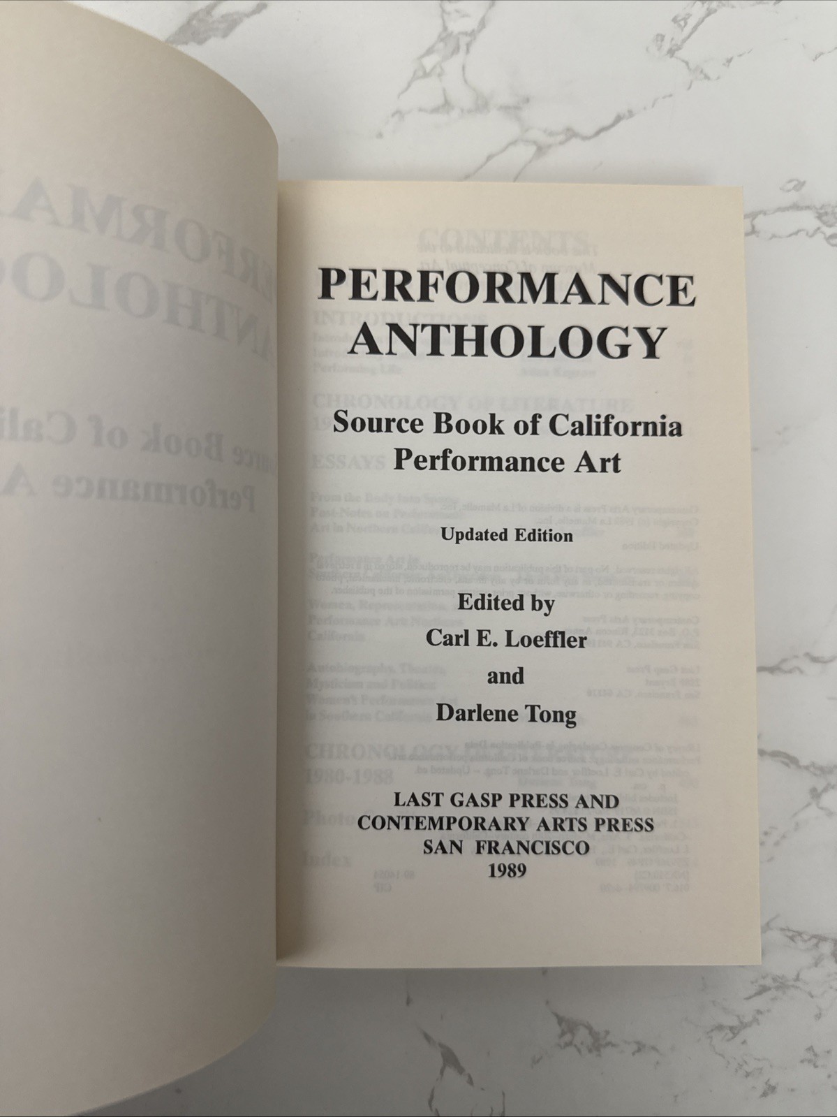 Performance Anthology: Source Book of California Performance Art (Updated Ed…