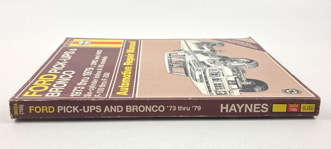 Ford Pickup Truck Bronco 1973-79 Chilton Haynes Auto Repair Manual 36054 788