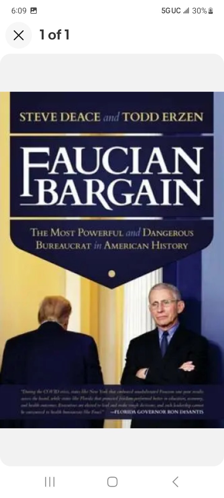 Faucian Bargain by Steve Deace NEW PAPERBACK / SOFTCOVER NEW EXPEDITED SHIPPING