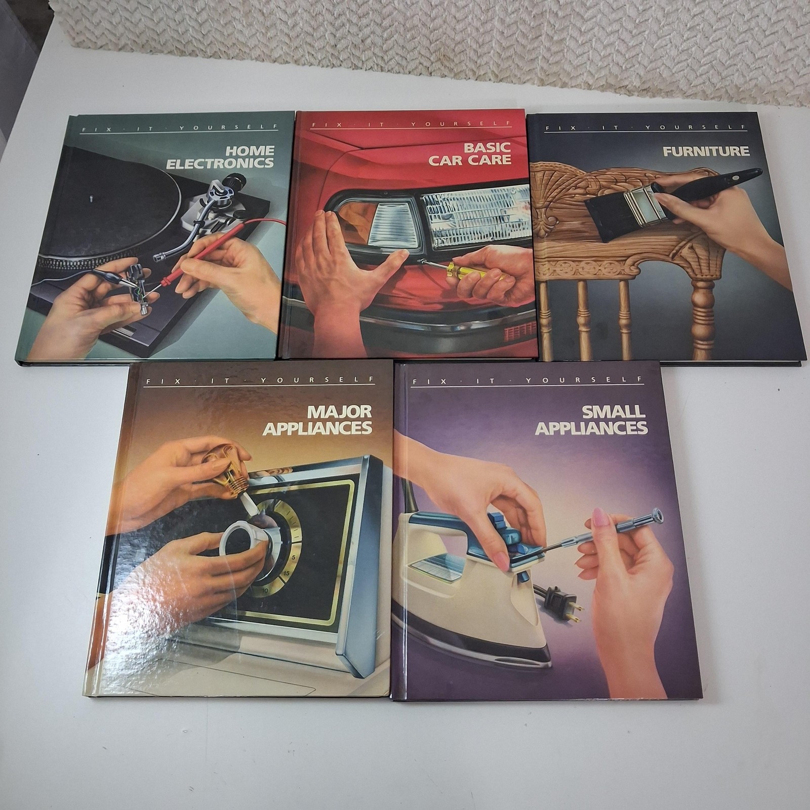 Vintage Fix It Yourself Time Life 5 Book Set Home Repair Car Care Appliances