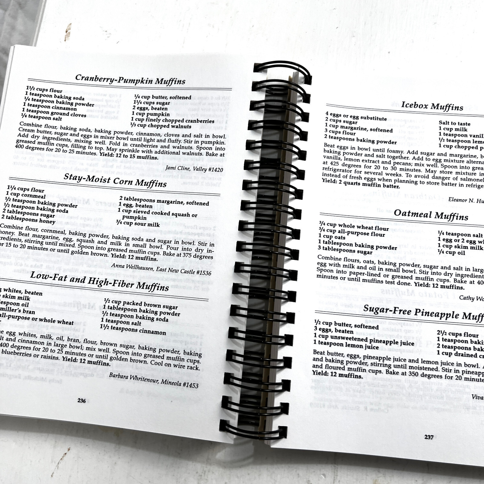 The Pennsylvania State Grange Cookbook 1993 Spiral Bound 432 Pages