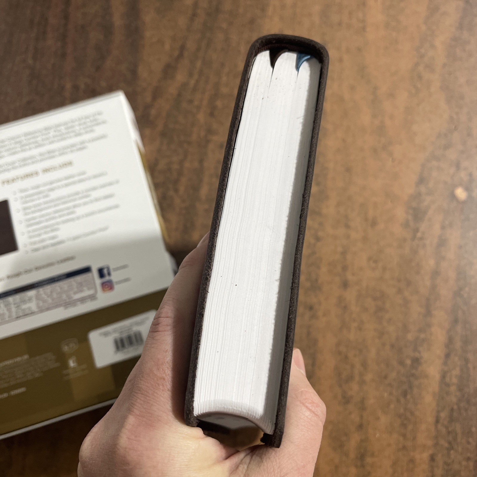 KJV Large Print Center Reference Bible Thumb Indexed Genuine Leather $125 Retail