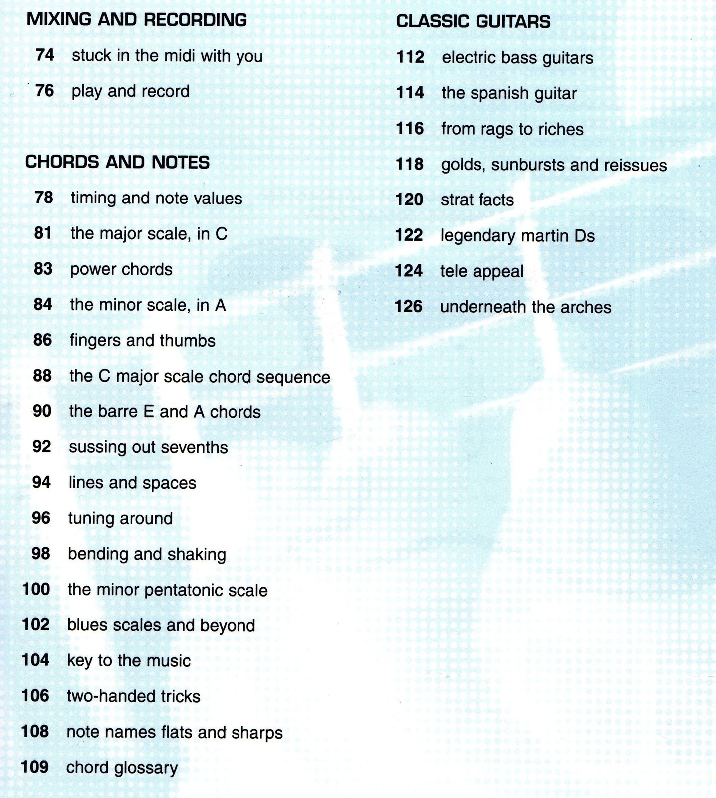 1 3/4lb GUITAR ESSENTIALS Music Skills Hardcover w/jkt + FREE BONUS