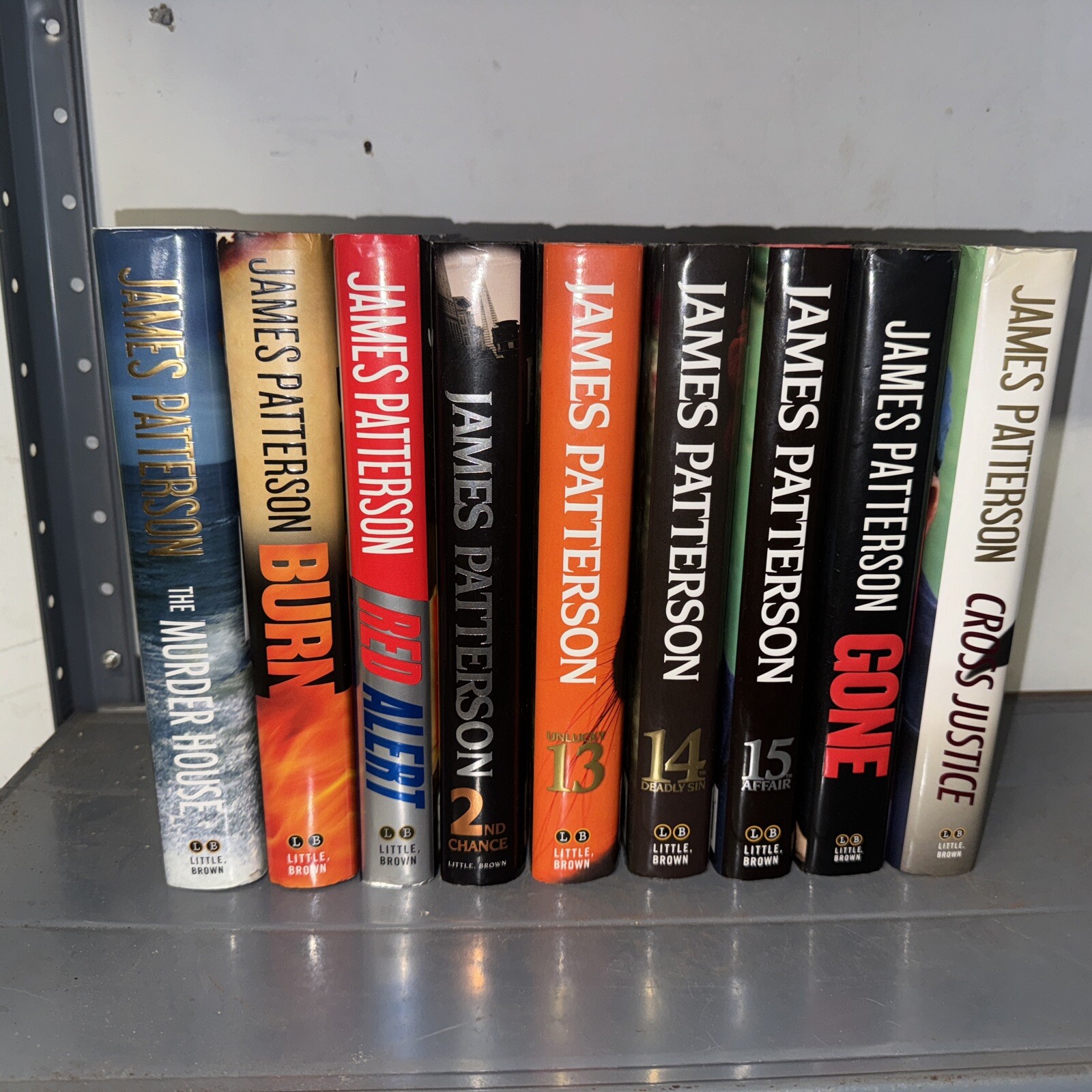James Patterson Hardcover Dust Cover Books Lot 9 Mystery Suspense