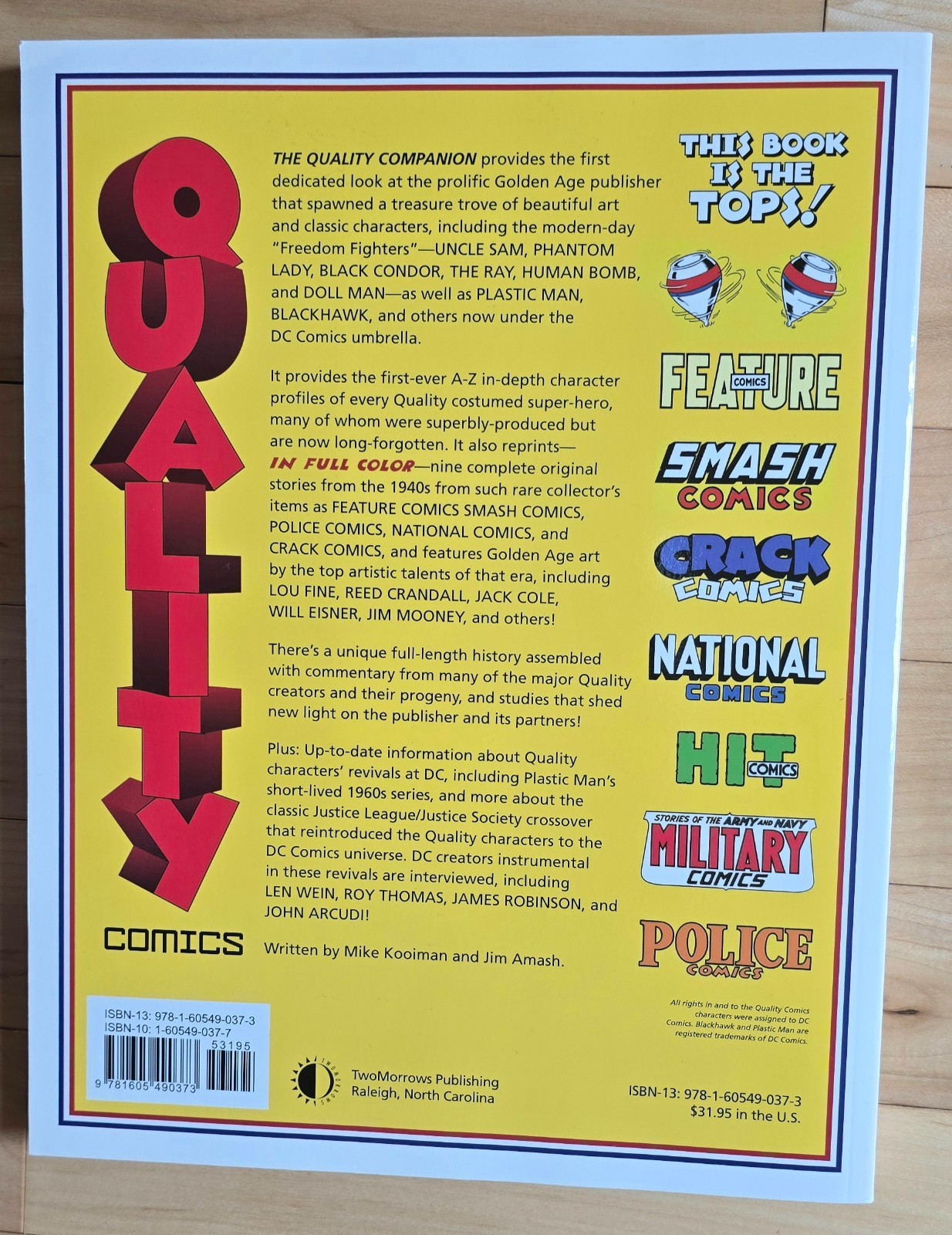 Quality Companion: Celebration of Forgotten Publisher of Plastic Man (PB) *New
