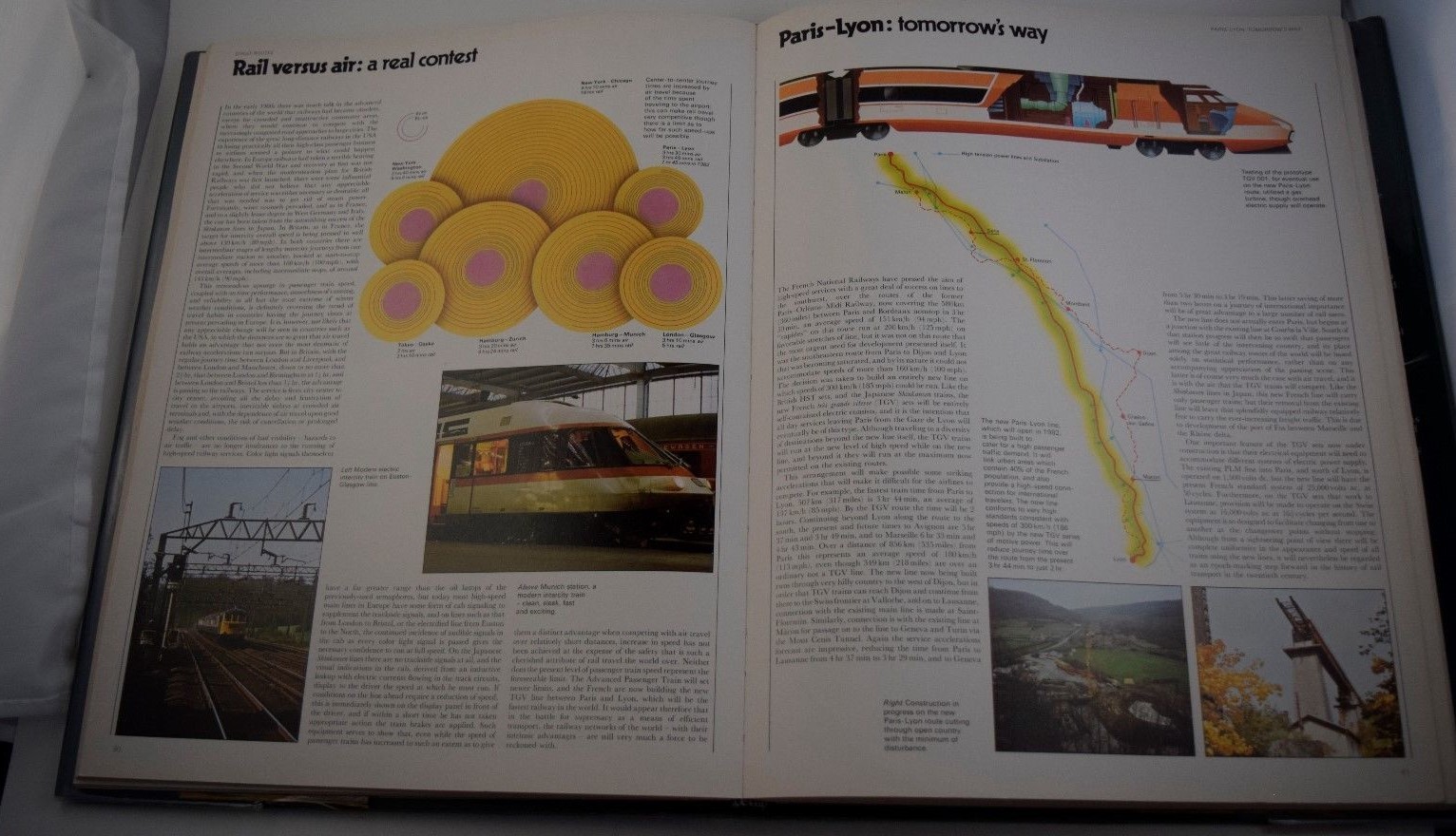 „World Atlas of Railways“, O.S.Nock 1979 HC First American Edition 224 pages VG