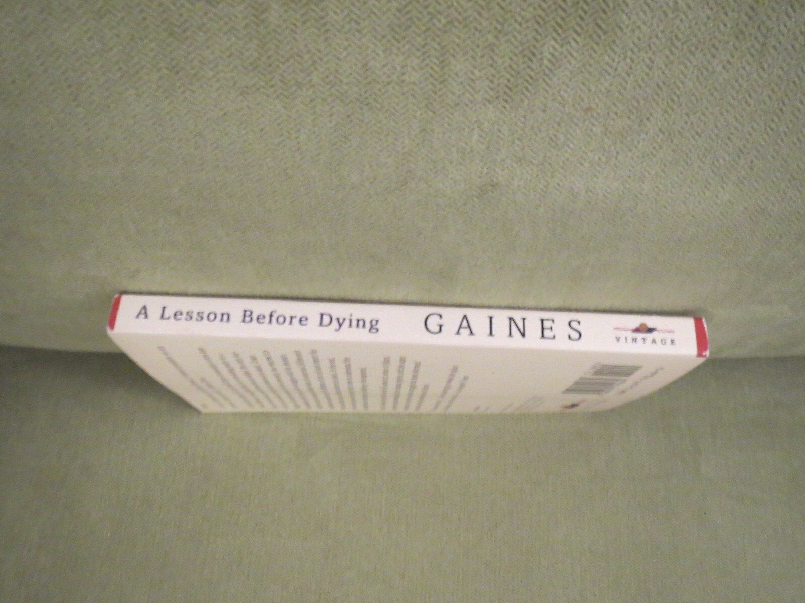 A Lesson Before Dying by Ernest J. Gaines, 0679741666, Paperback, NEW