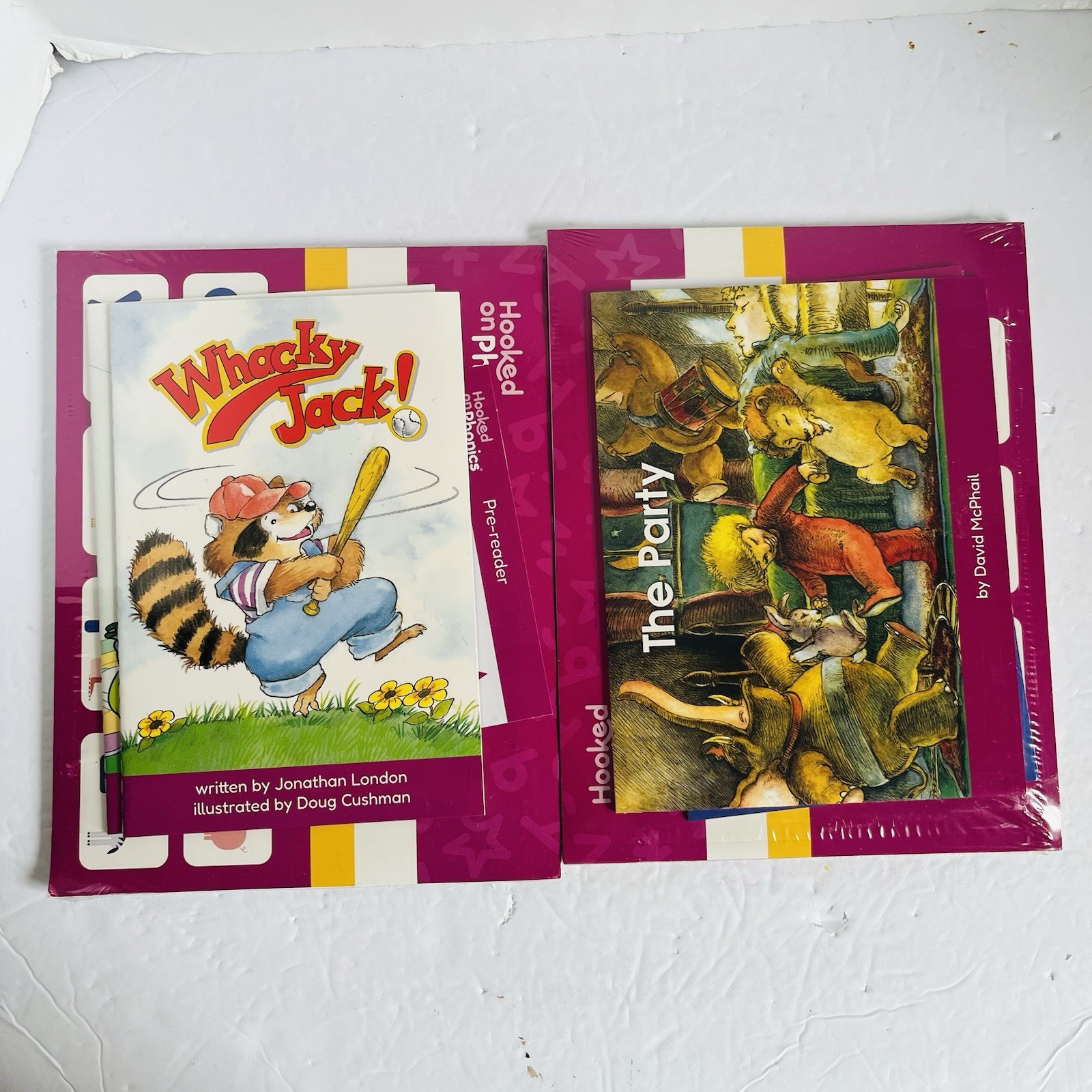 NEW SEALED Hooked on Phonics Level 2 Whacky Jack The Party Learn to Read Books