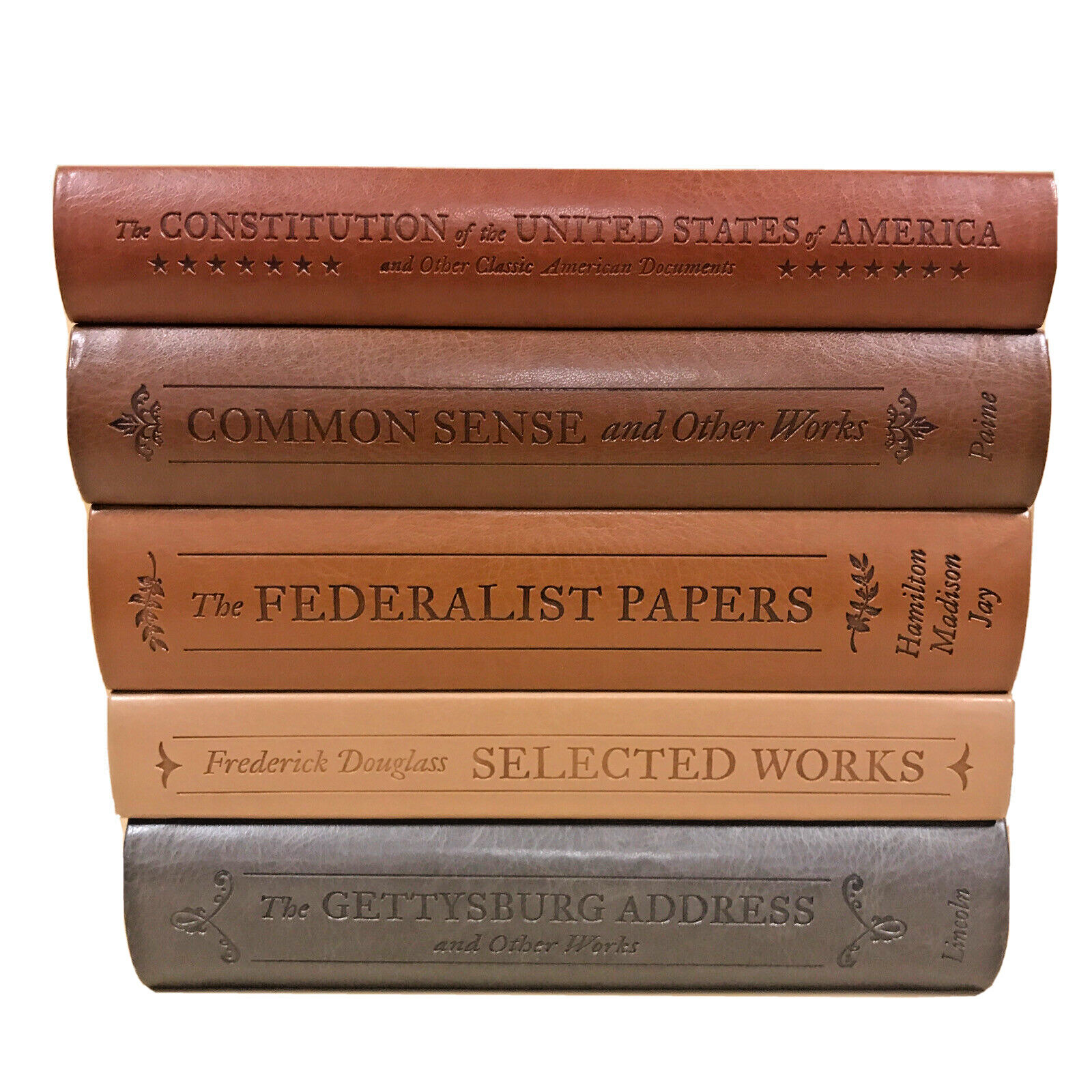❤️Set of 5 American History : COMMON SENSE CONSTITUTION FEDERALIST PAPERS +2 NEW