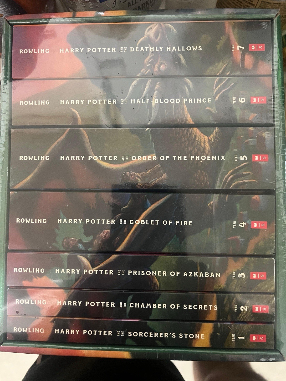 Harry Potter Paperback Boxset #1-7 by J. K. Rowling (2009, paperback