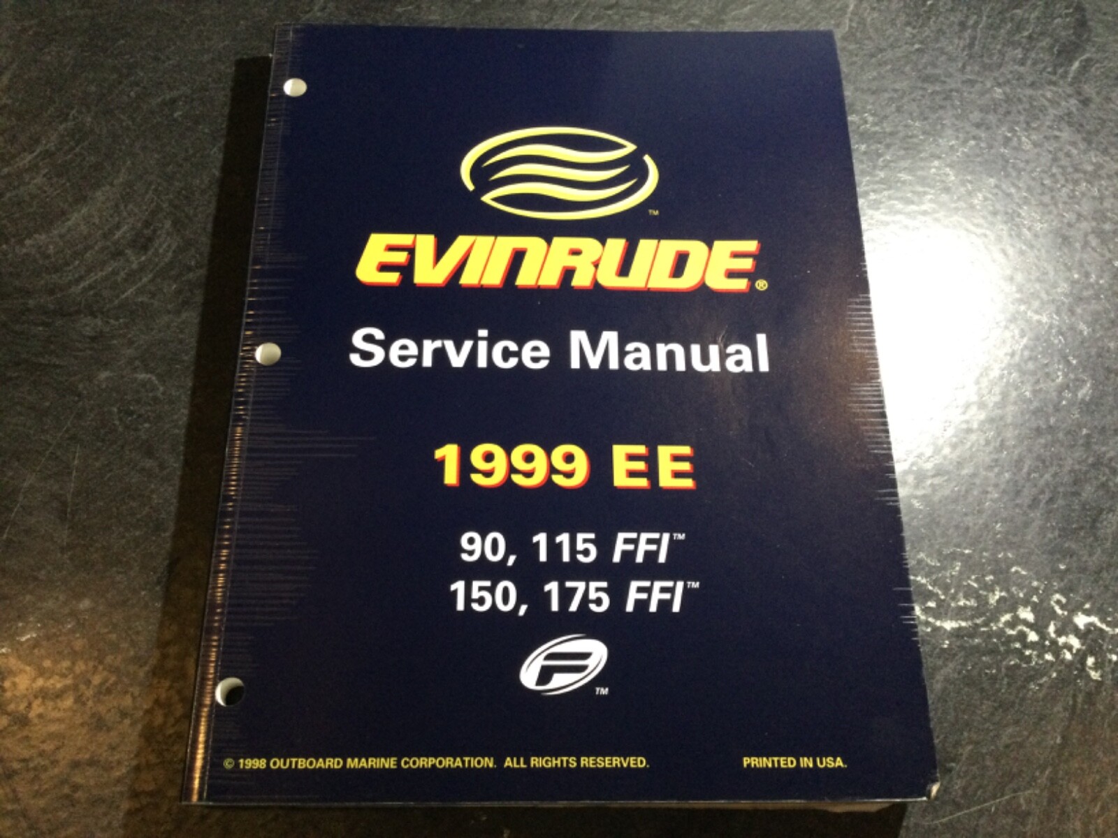 1999 Evinrude EE 90, 115, 150, 175 HP FFI V4 & V6 Outboard Service Manual 787024
