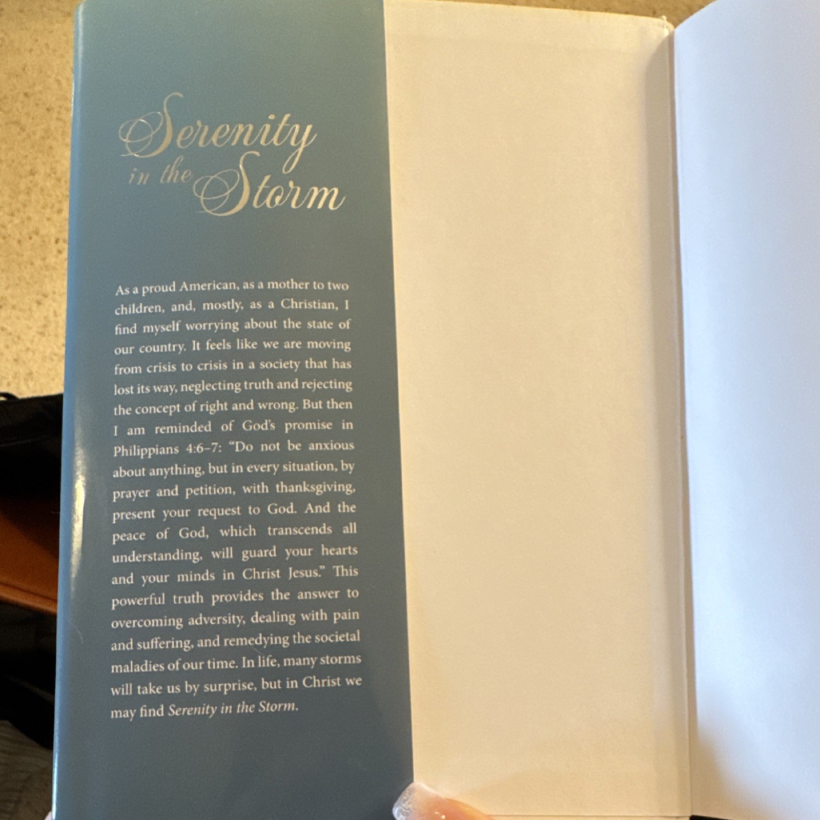 Kayleigh McEnany Serenity in the Storm First Edition Hardcover Post Hill Press …