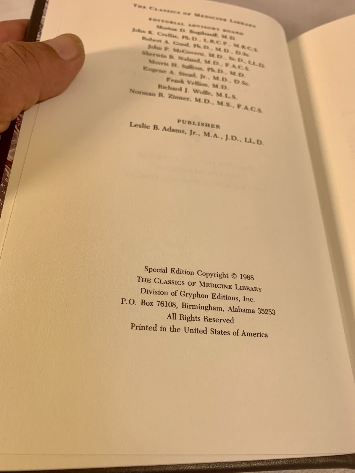 Record PRACTICAL TREATISE VENEREAL DISEASE Classics of Medicine 1988 Near Mint