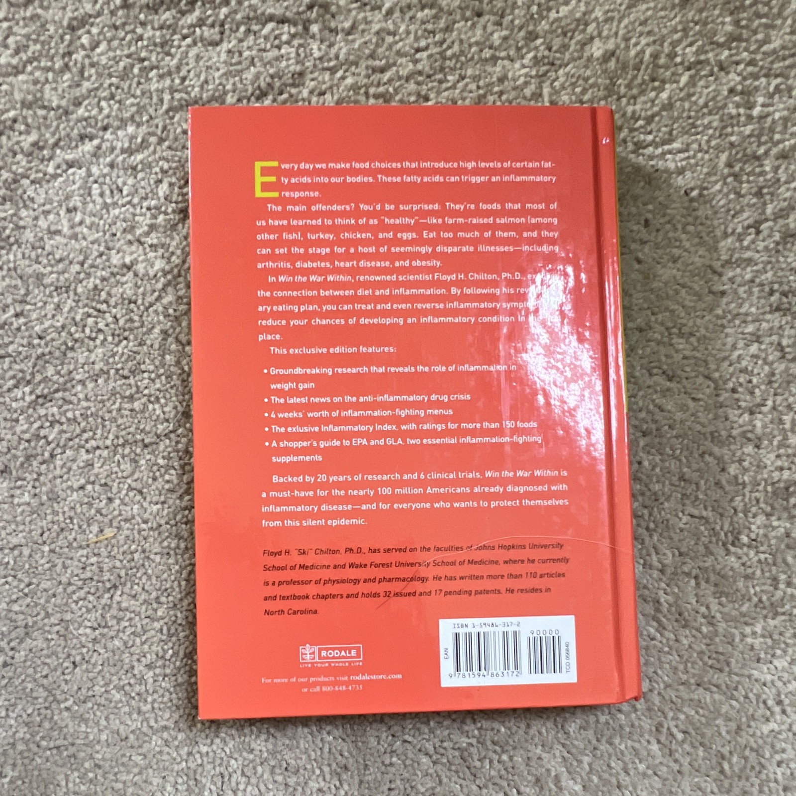 Floyd H. Chilton & Laura Tucker Win the War Within HC w/ Dust Jacket Health