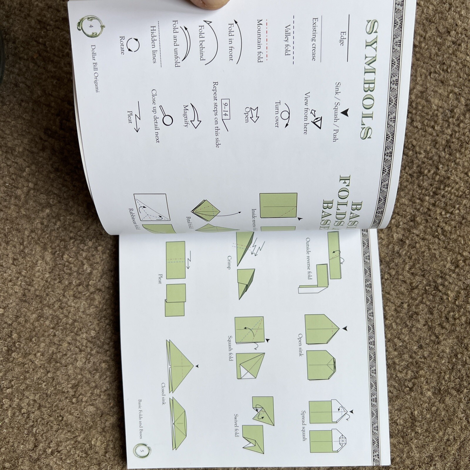 Dollar Bill Origami book by Won Park 72 Pages Illustrated And Instructions