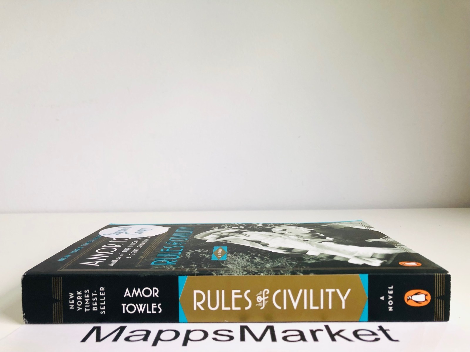 SIGNED Rules of Civility by Amor Towles (2012, Trade Paperback)