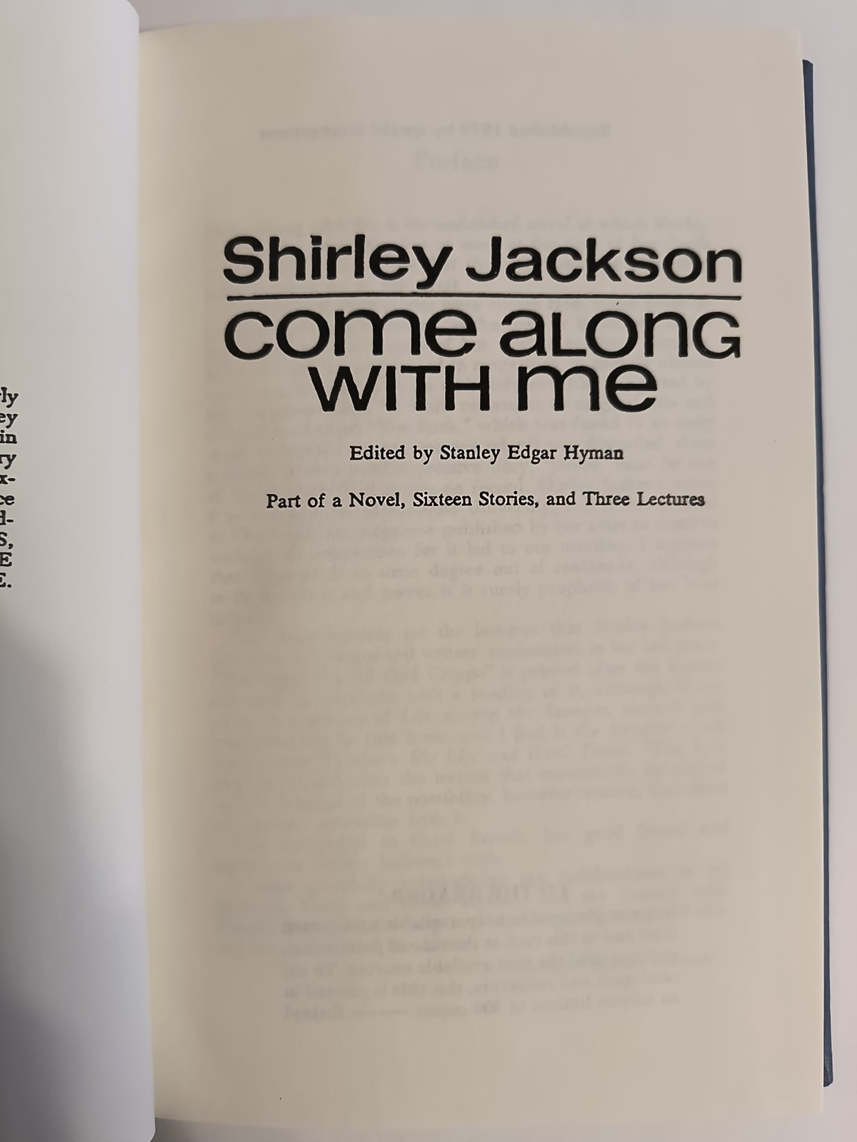 Come Along With Me by Shirley Jackson Limited Edition 1 of 300. See description