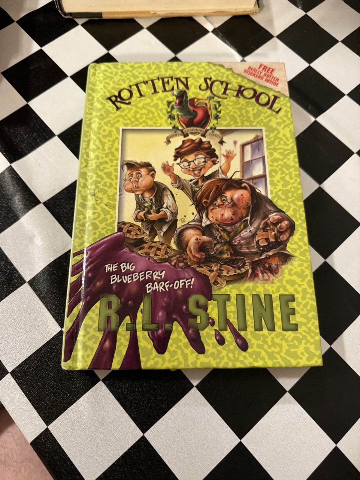 Big Blueberry Barf-Off! 1st Rotten School #1 Hardcover R.L. Stine Goosebumps