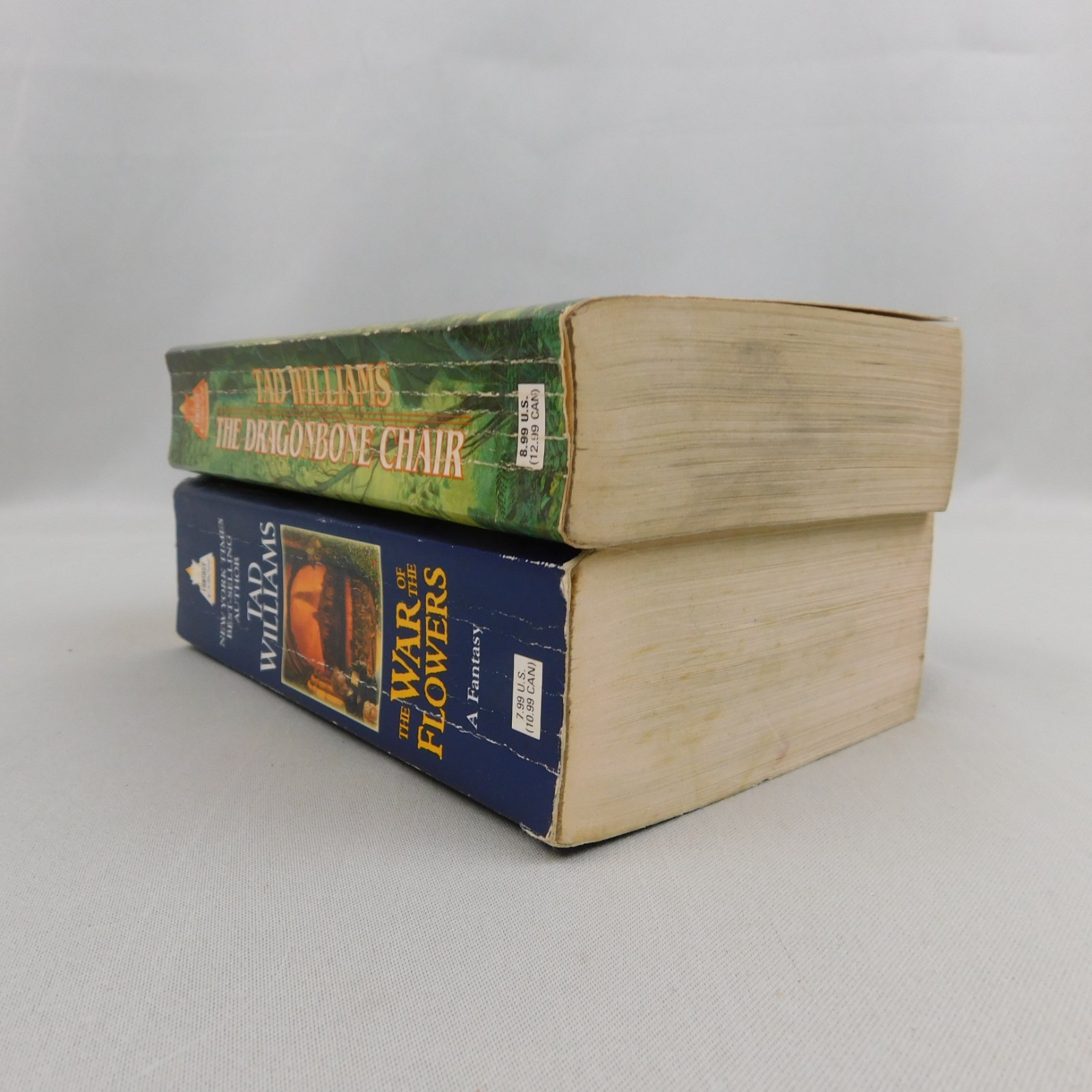 Lot 2 Tad Williams Paperbacks Sci-Fi Fantasy Dragonbone Chair War of the Flowers