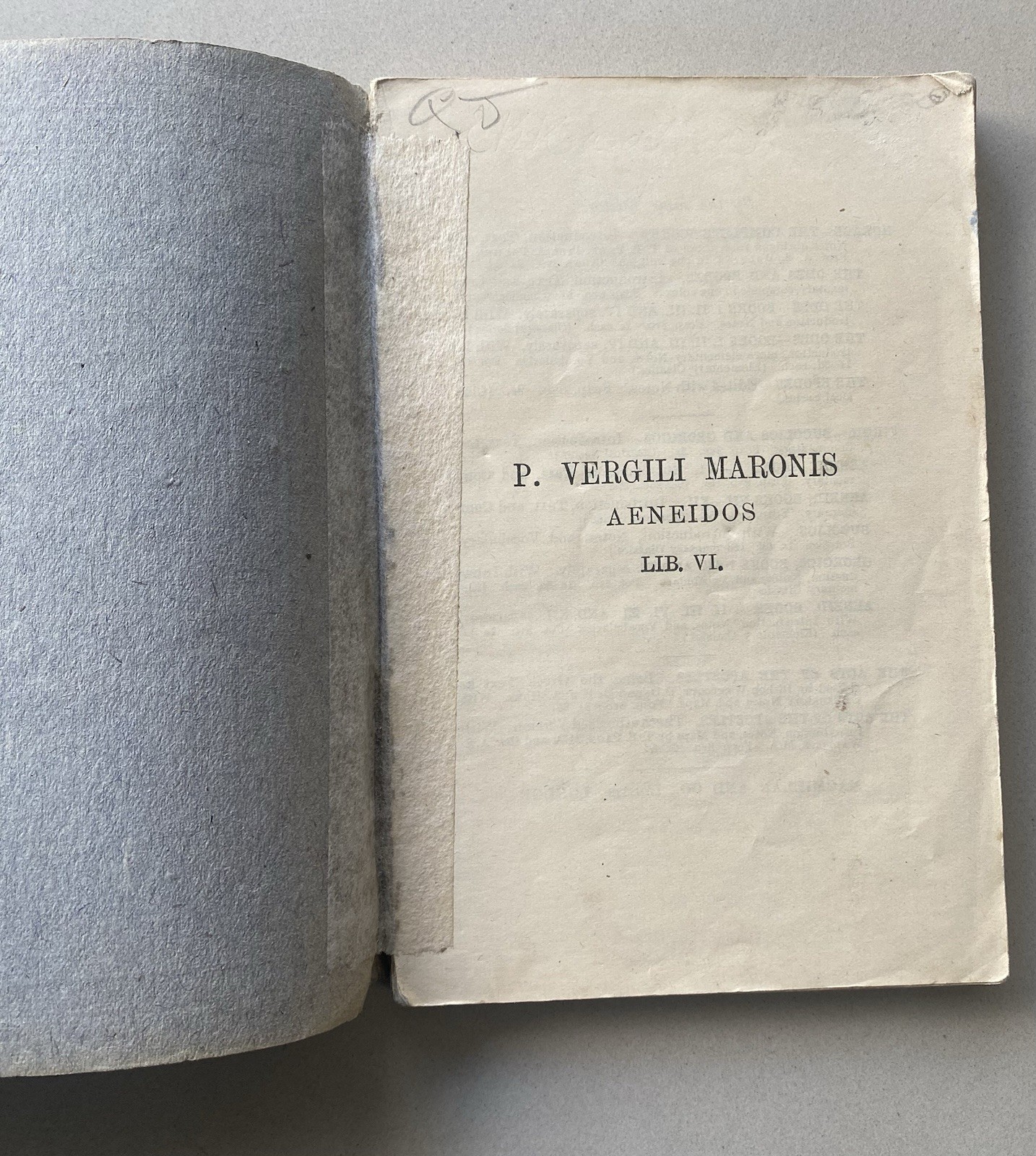 Vergil Aenid VI – T. E. Page – 1917 Latin / English Text PB – Antique Literature