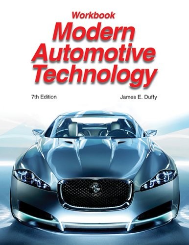 MODERN AUTOMOTIVE TECHNOLOGY, WORKBOOK By James E. Duffy **Mint Condition**