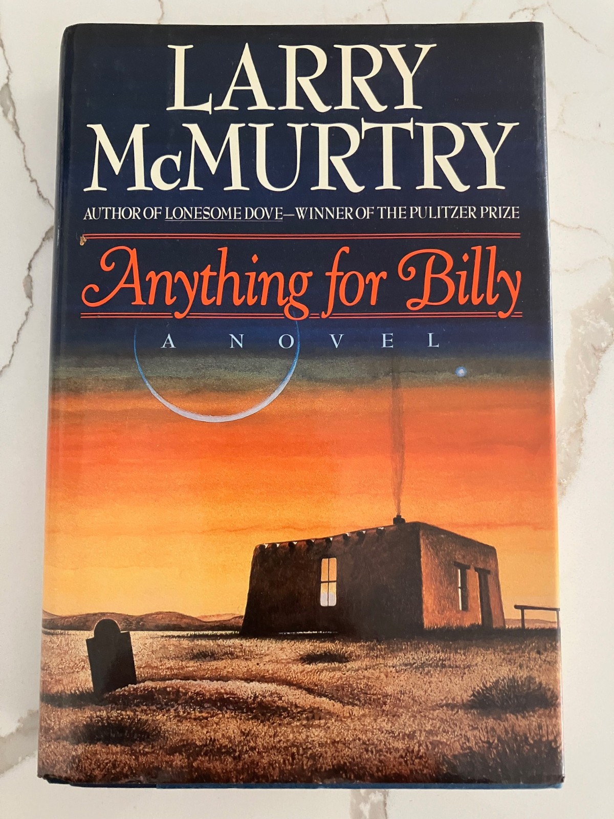 ANYTHING FOR BILLY by Larry McMurtry – 1988 First Edition, 1st Printing HCDJ