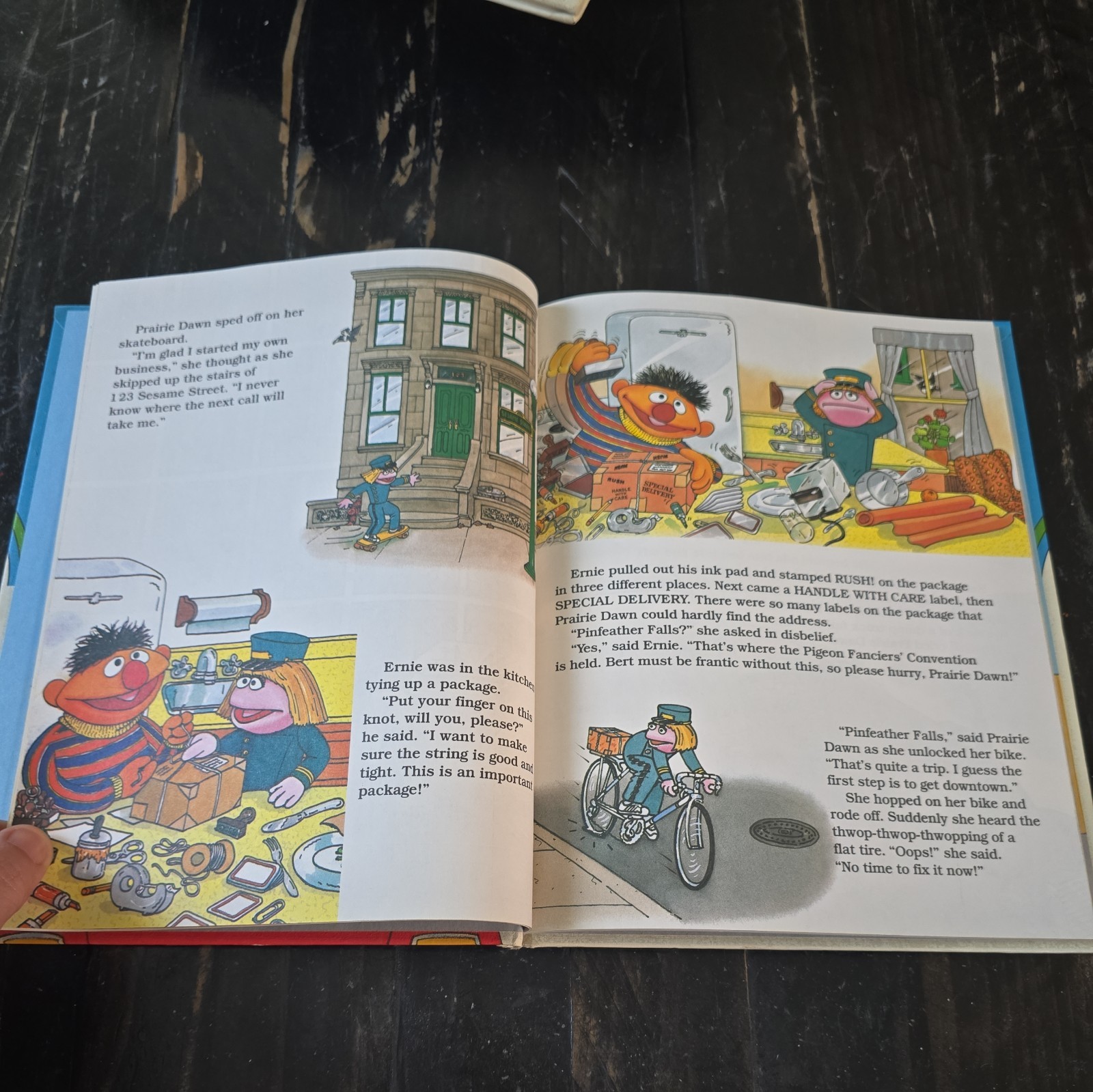 Vintage On My Way With Sesame Street Books Lot Of 3 1989 (Volume 1, 2 & 9)