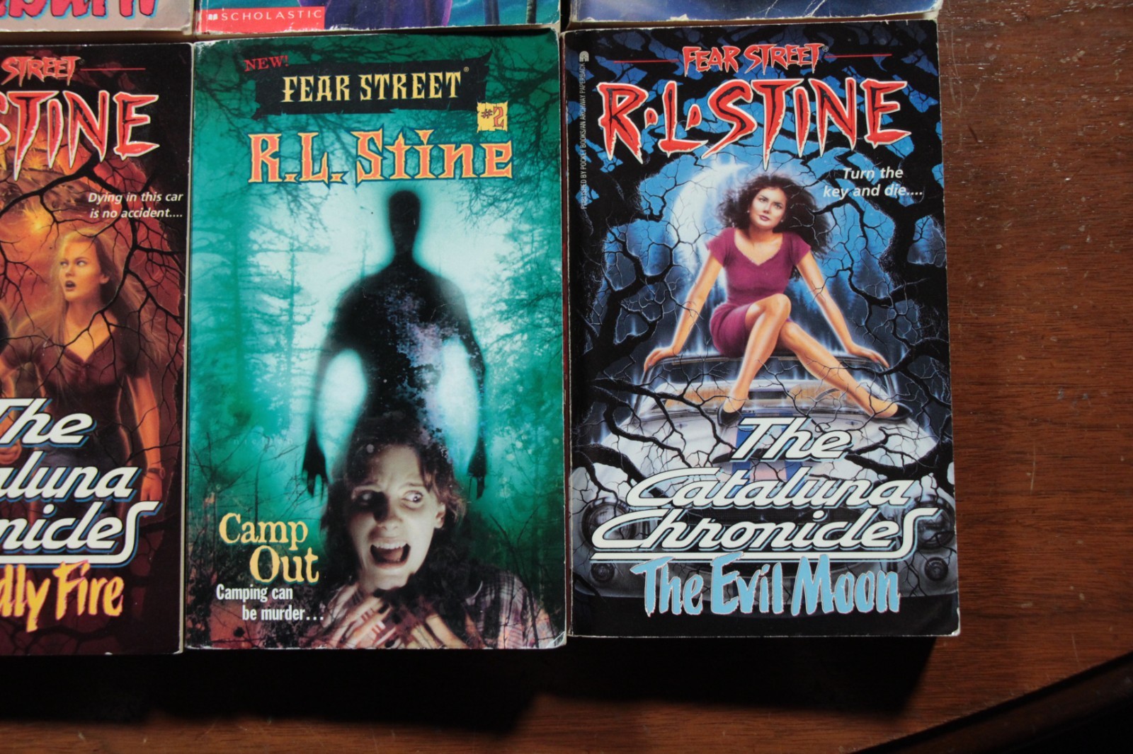 Vintage R.L. Stine Fear Street Book Lot 12 Horror Beach Party Sunburn Overnight
