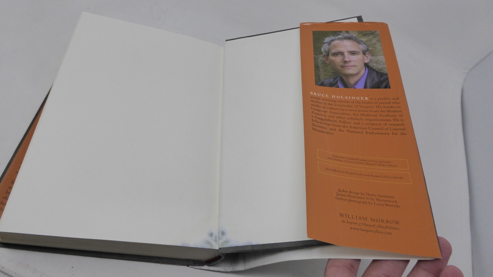 *SIGNED* A Burnable Book : A Novel by Bruce Holsinger (2014, Hardcover)